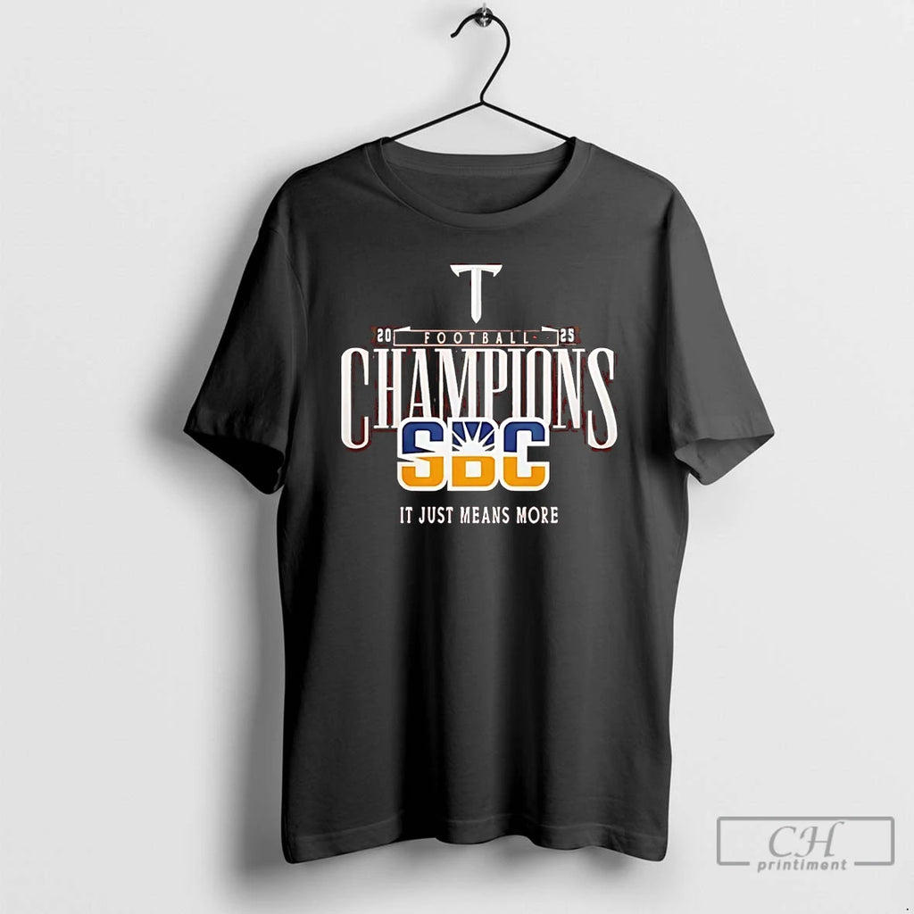 Classic Troy Trojans Sun Belt Champions 2025 Celebrating