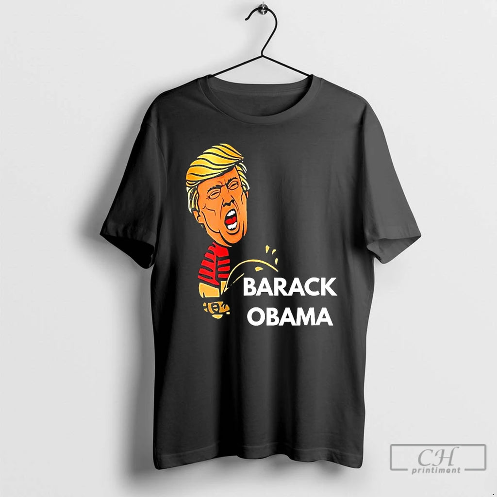 Classic Trump Piss On Obama Conservative Patriot Political T Shirts