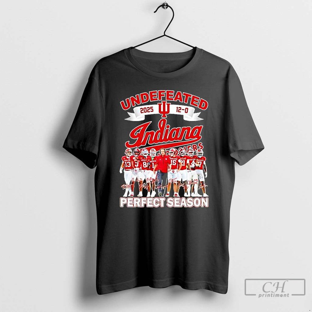 Classic Undefeated 2025 12 0 Indiana University Perfect Season Signatures