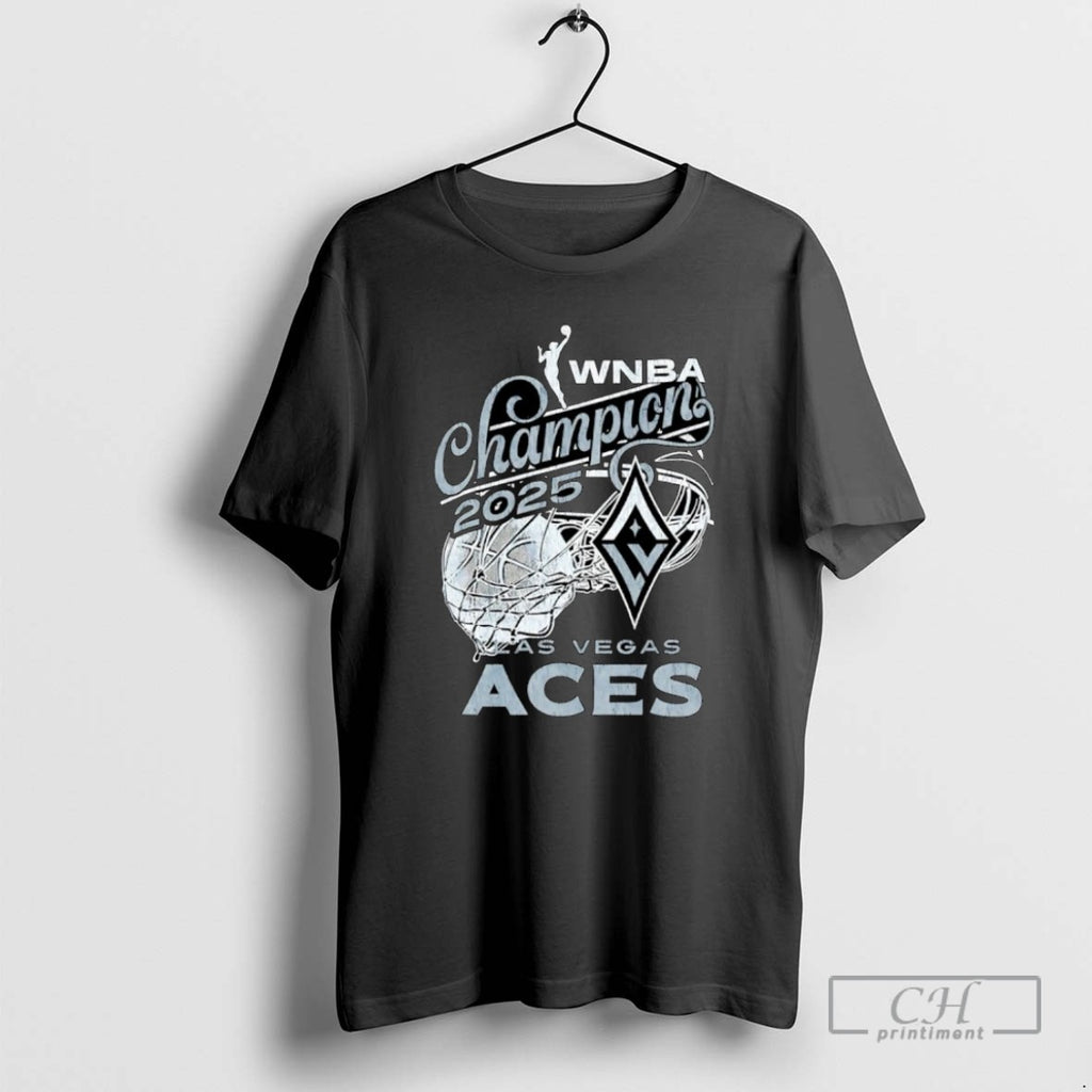 Classic Wnba Championship 2025 Las Vegas Aces Net Ball T Shirts