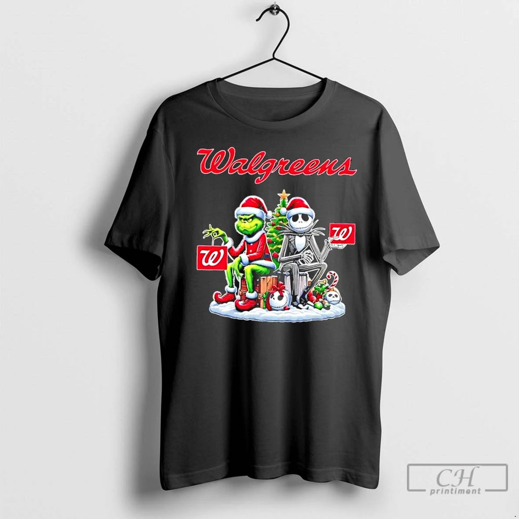 Classic Walgreens X Grinch And Jack Skellington Unwilling Friends Merry Christmas