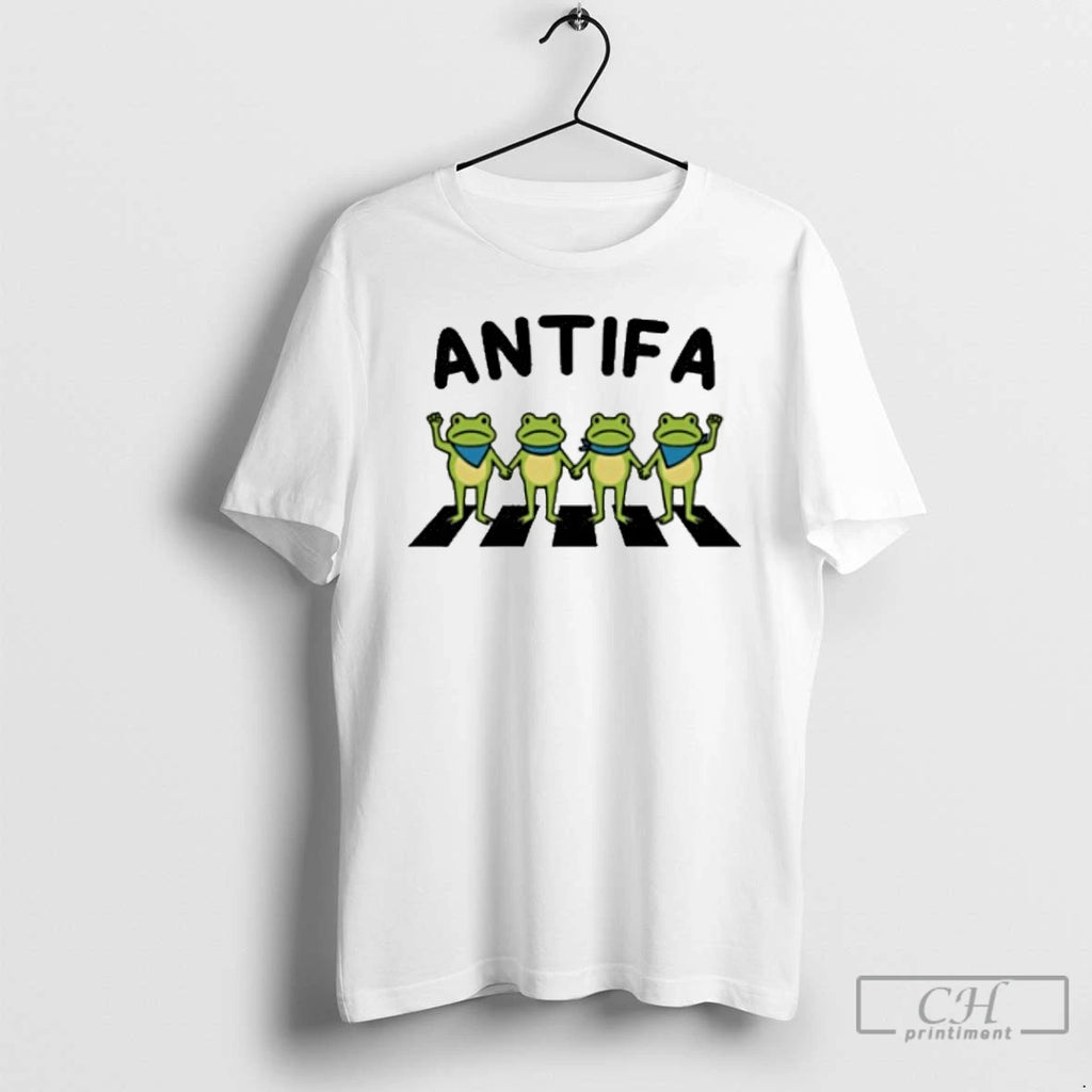 Classic Antifa Portland Frog Abolish Ice Anti Fascism T Shirts
