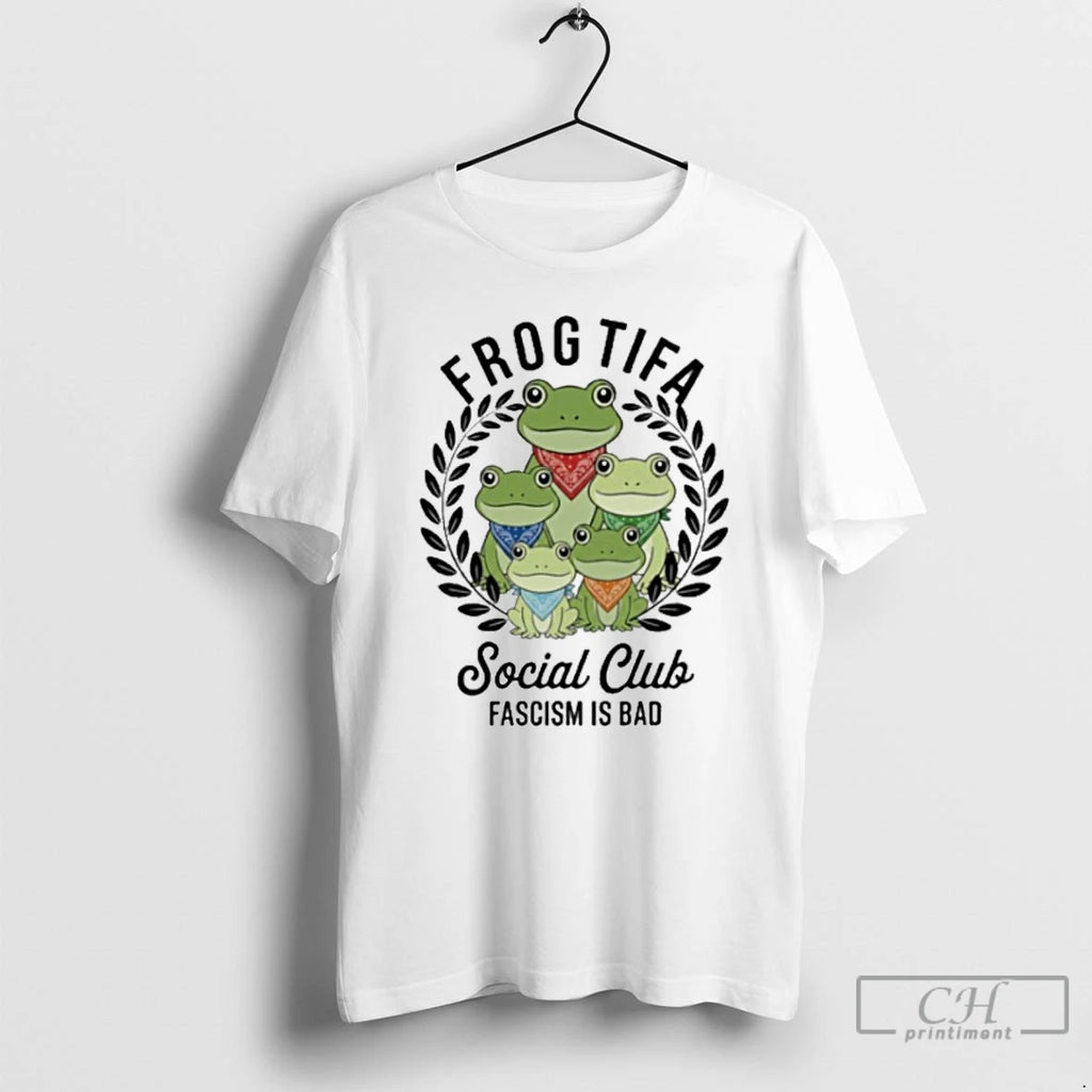 Classic Frog Tifa Social Club Fascism Is Bad Portland Frog T Shirts