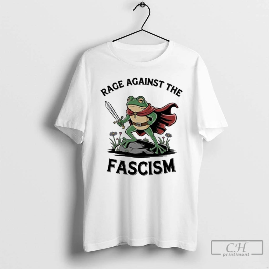 Classic Frogs Protest Against Ice In Portland Rage Against The Fascism T Shirts