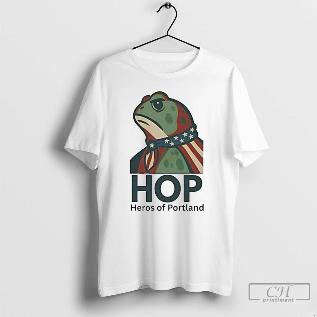 Classic Hop Heroes Of Portland Frog American 2025 T Shirts