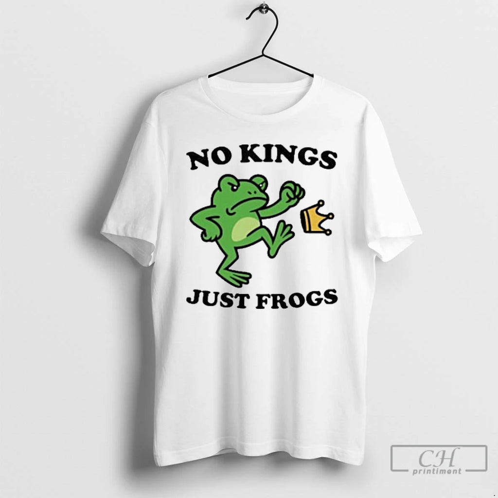 Classic Portland Frog Protest No Kings No Crown Just Frogs T Shirts