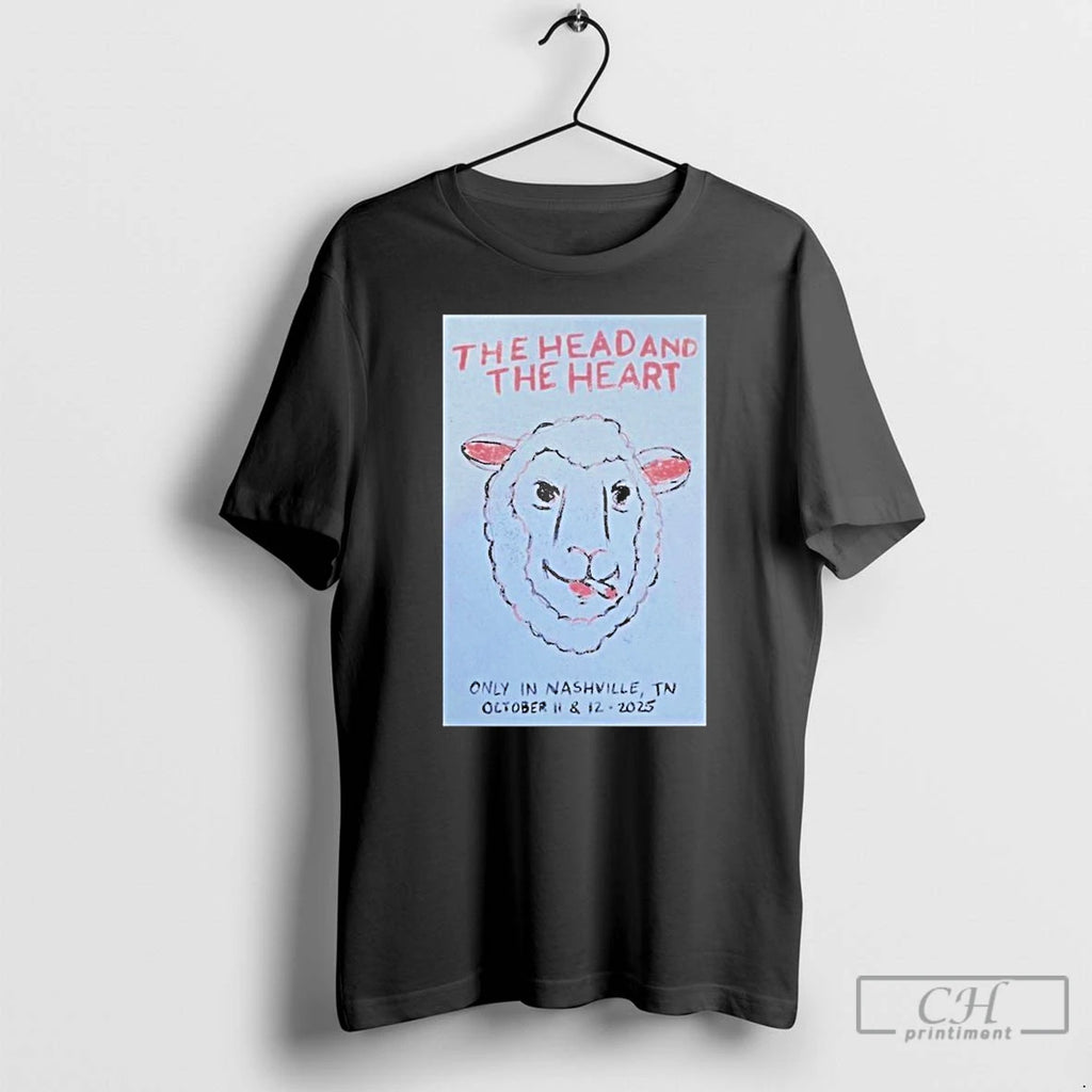 Classic The Head And The Heart Show In Nashville Tn 10 11 2025 T Shirts