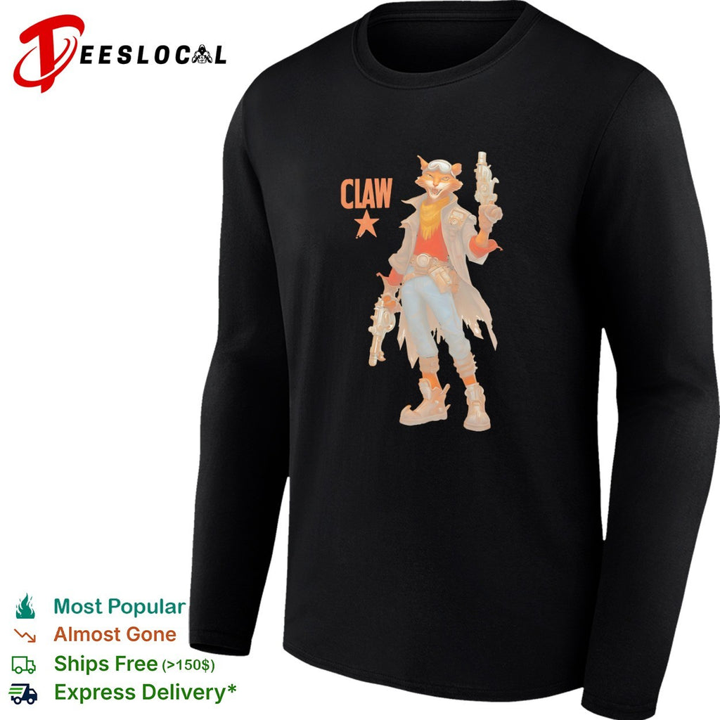 Claw Steampunk Cat Gunslinger anthropomorphic shirt