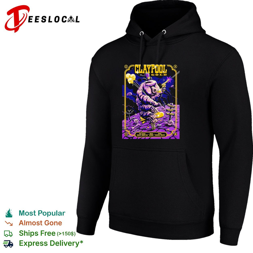 Claypool Gold Primus Claypool Lennon Delirium and Frog Brigade Theatre On June 30 2026 shirt