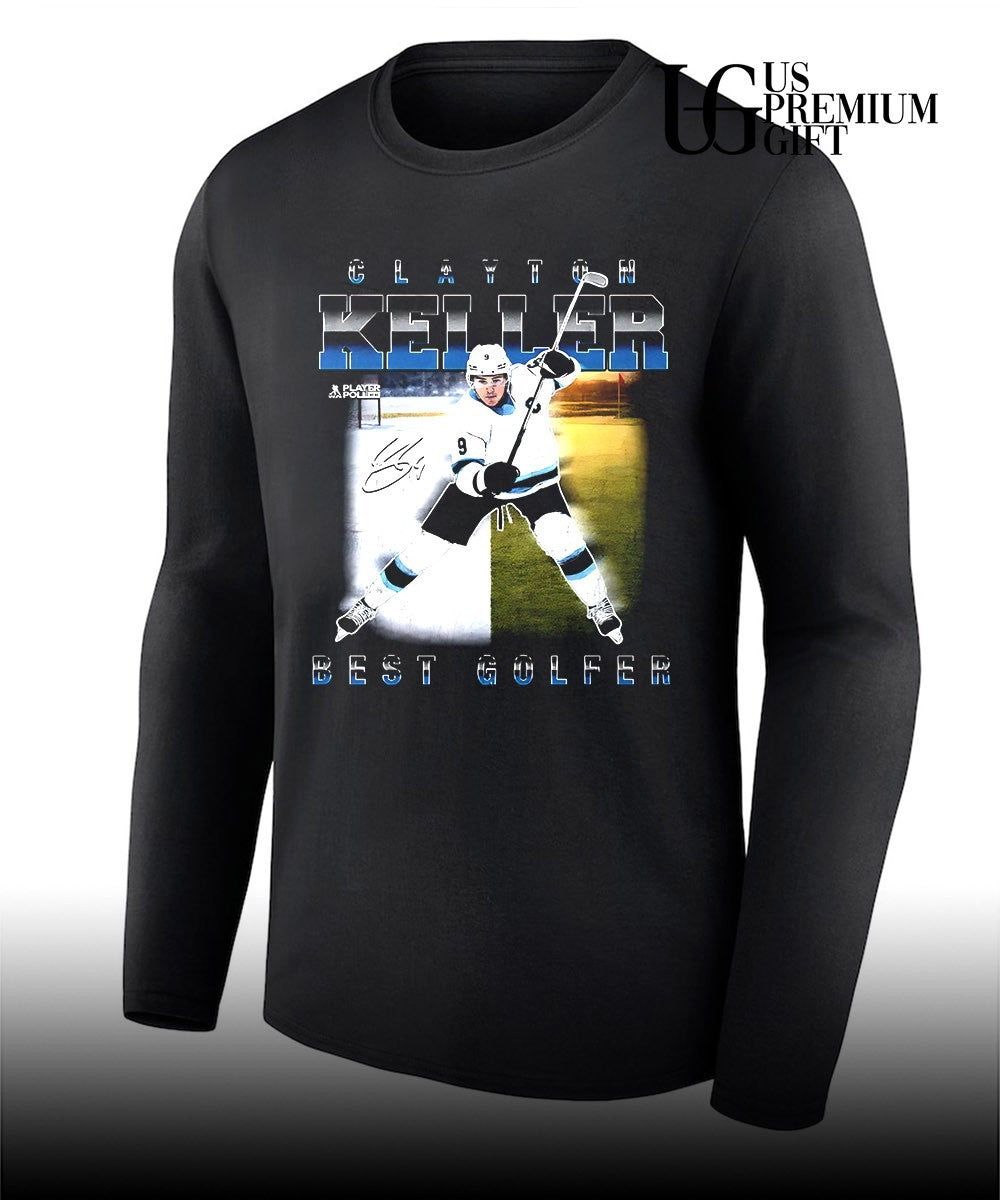 Clayton Keller best Golfer Utah Mammoth NHL signature shirt