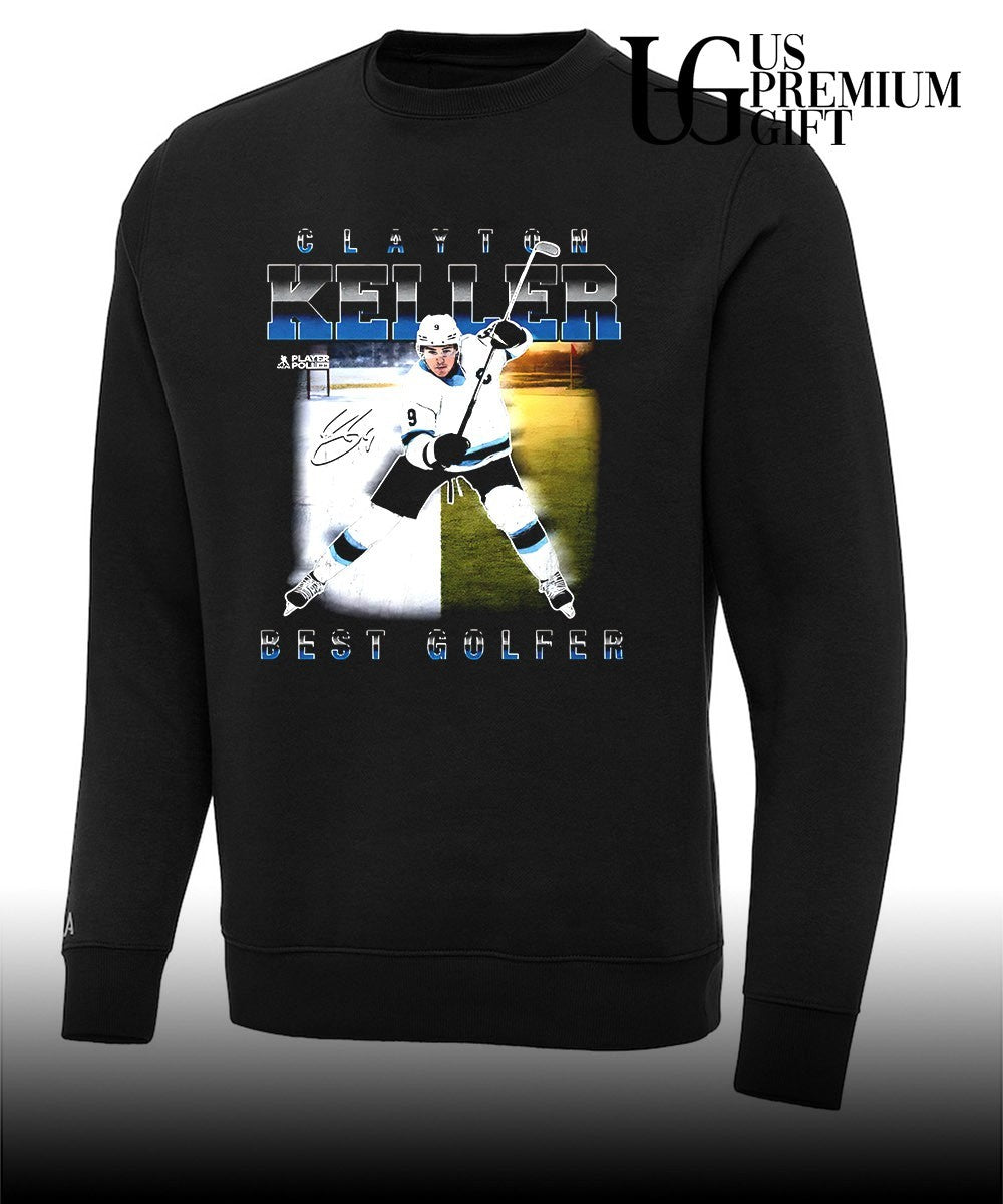 Clayton Keller best Golfer Utah Mammoth NHL signature shirt