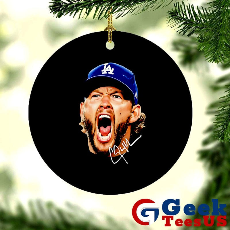Clayton Kershaw big head scream Los Angeles Dodgers 2025 World Champs shirt