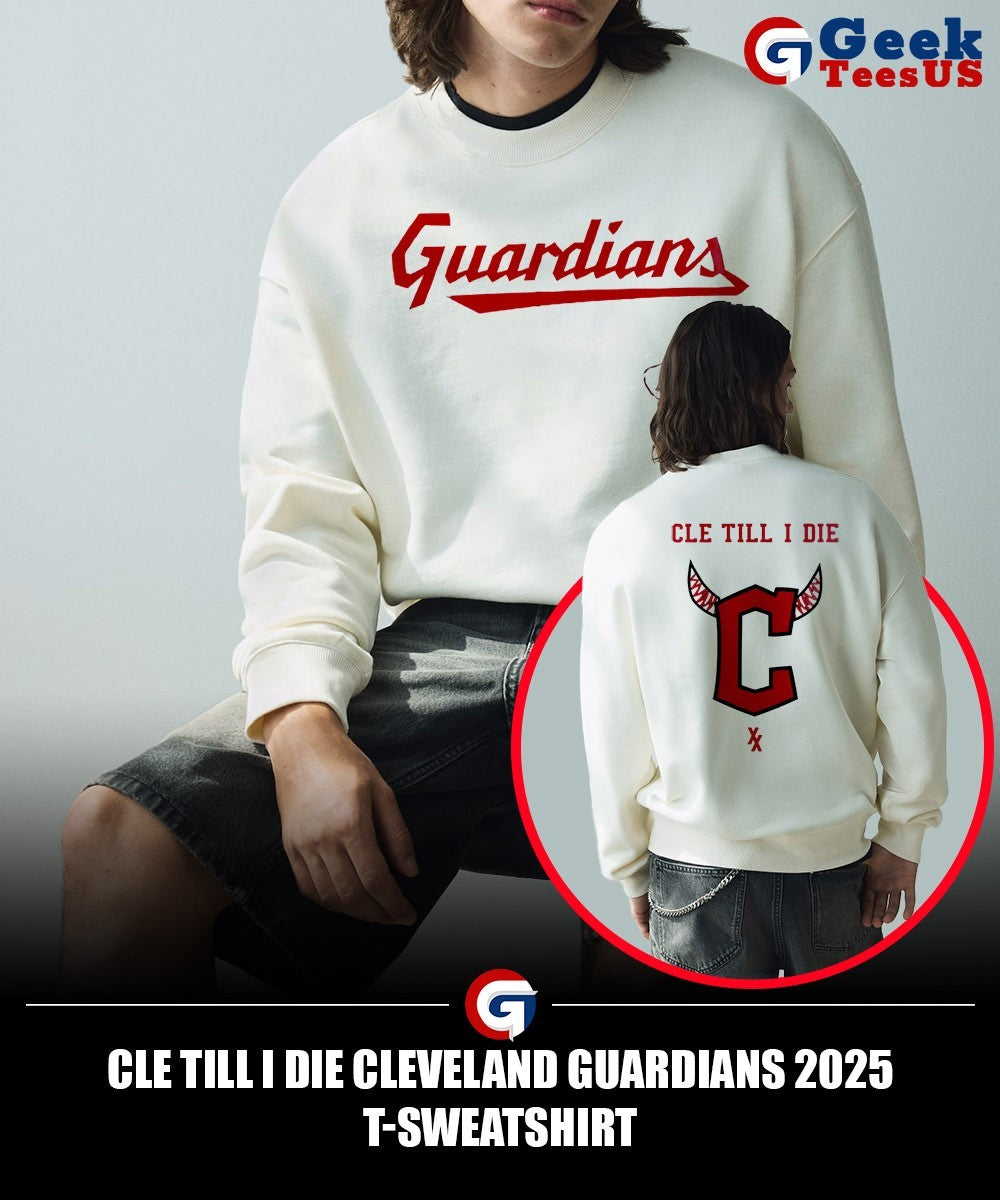 Cle Till I Die Cleveland Guardians 2025 T-shirt