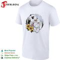 Clement Rabbit Rescue Cute Bunnies and Yellow Flowers Animal Wildlife shirt