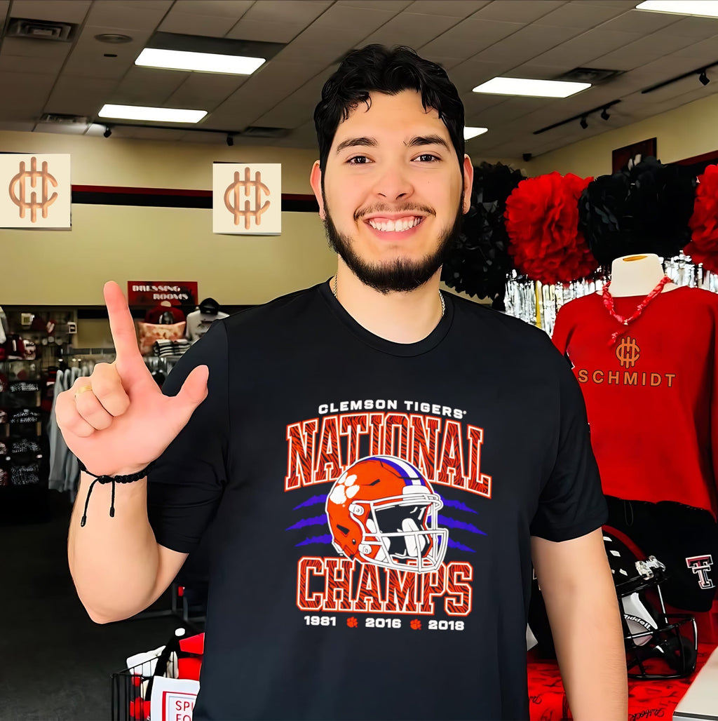 Clemson Football 3-Time National Champs Vintage shirt