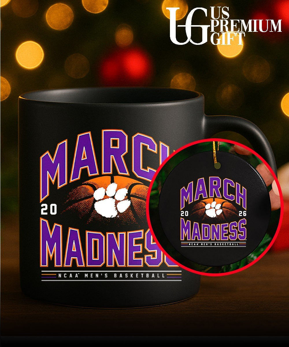 Clemson Tigers Men’s basketball 2026 NCAA March Madness shirt