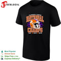 Clemson Tigers national champs football helmet years 1981 2016 2018 shirt