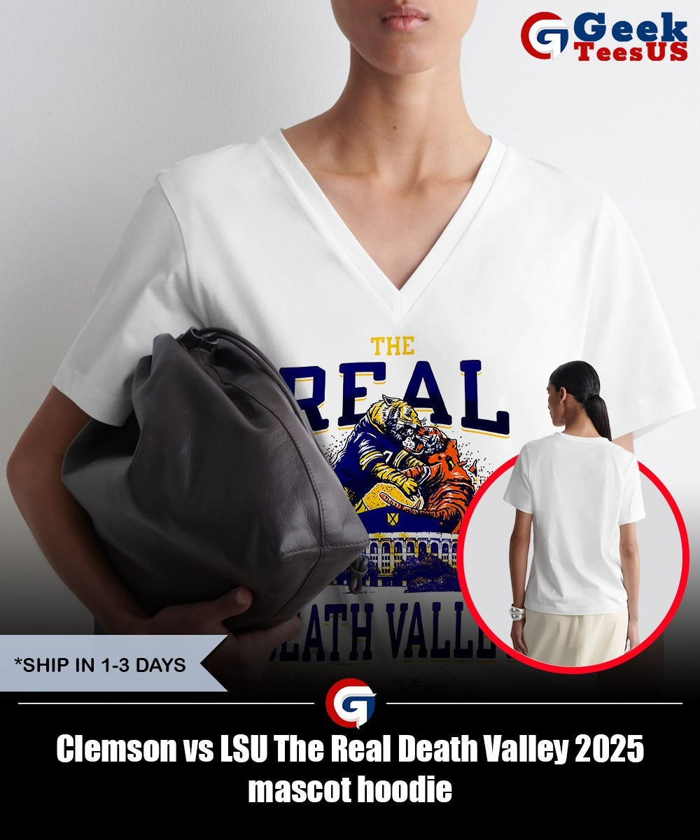 Clemson vs LSU The Real Death Valley 2025 mascot shirt