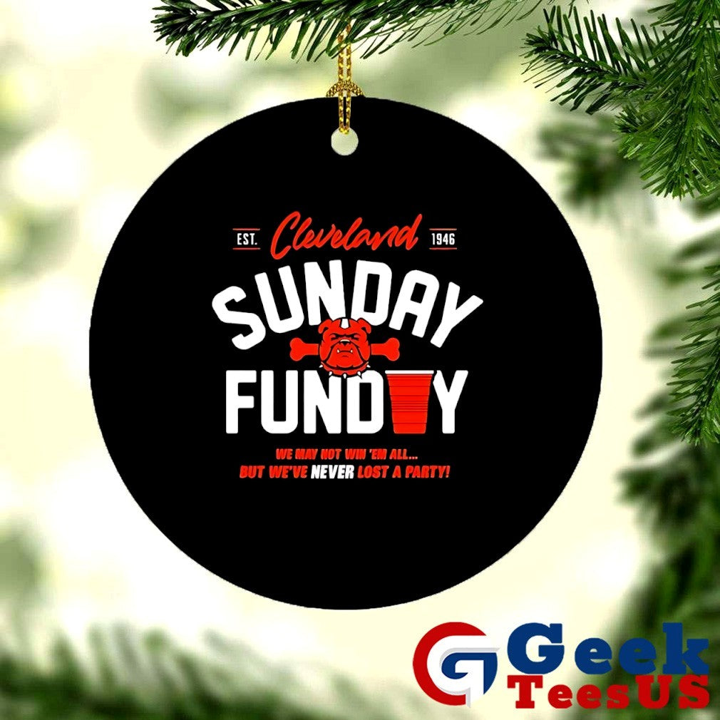 Cleveland Browns Sunday funday we’ve never lost a party logo shirt