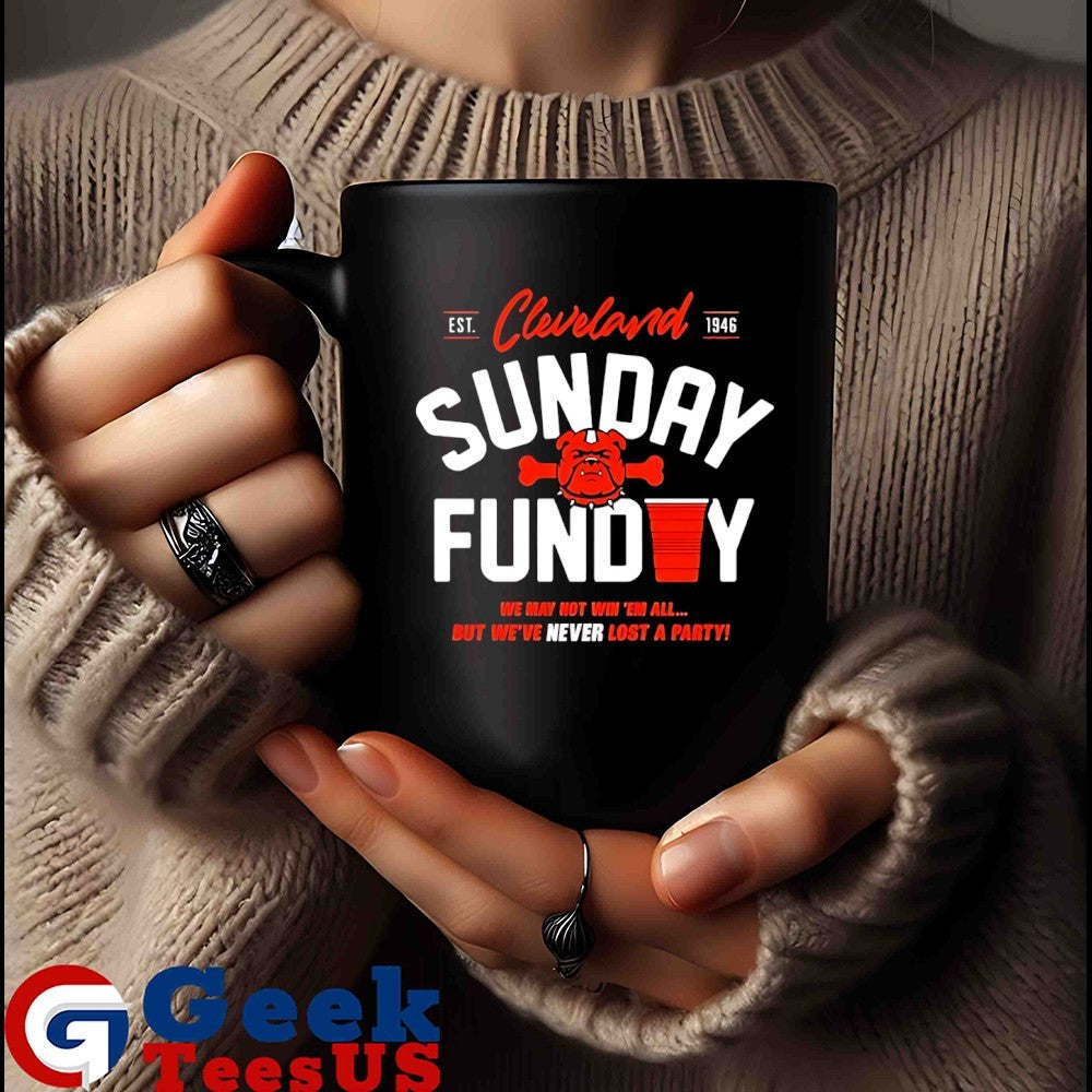 Cleveland Browns Sunday funday we’ve never lost a party logo shirt