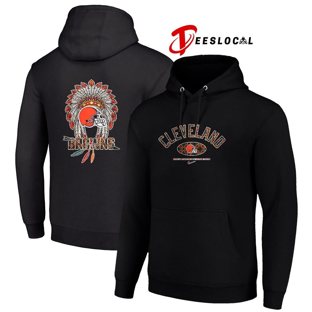 Cleveland Browns x Native American heritage month logo shirt
