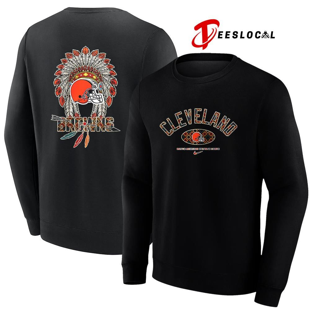 Cleveland Browns x Native American heritage month logo shirt