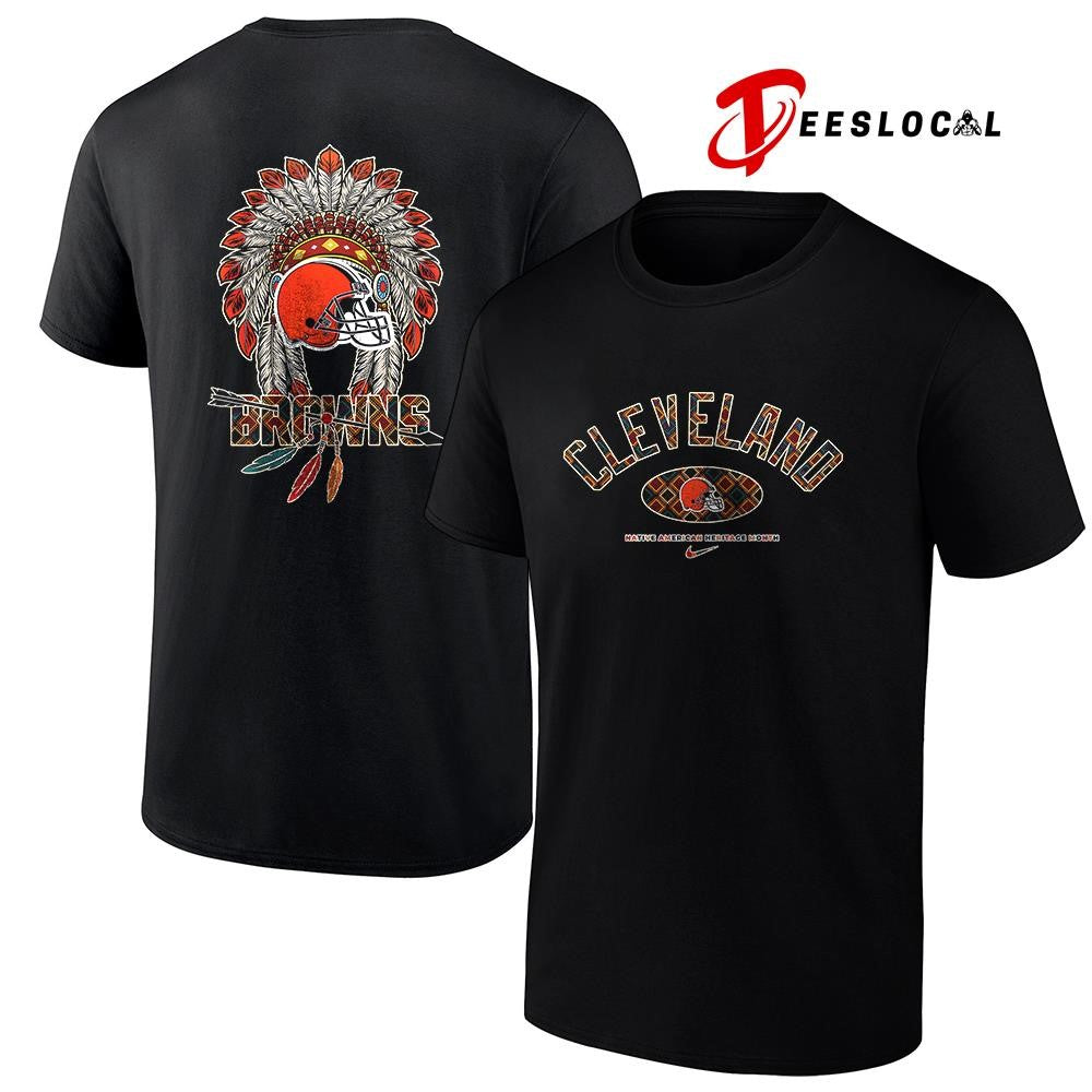 Cleveland Browns x Native American heritage month logo shirt