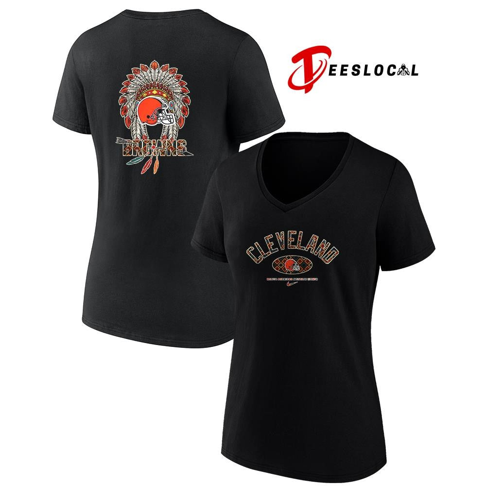 Cleveland Browns x Native American heritage month logo shirt