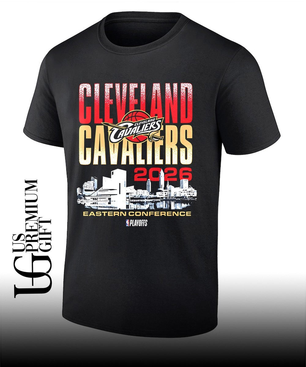 Cleveland Cavaliers Playoffs 2026 Eastern Conference skyline shirt