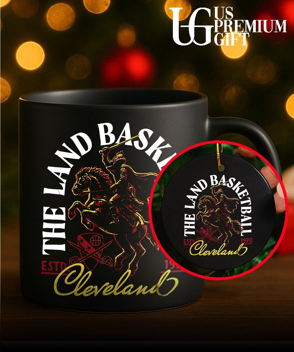 Cleveland Cavaliers the LAND basketball est 1970 curved shirt