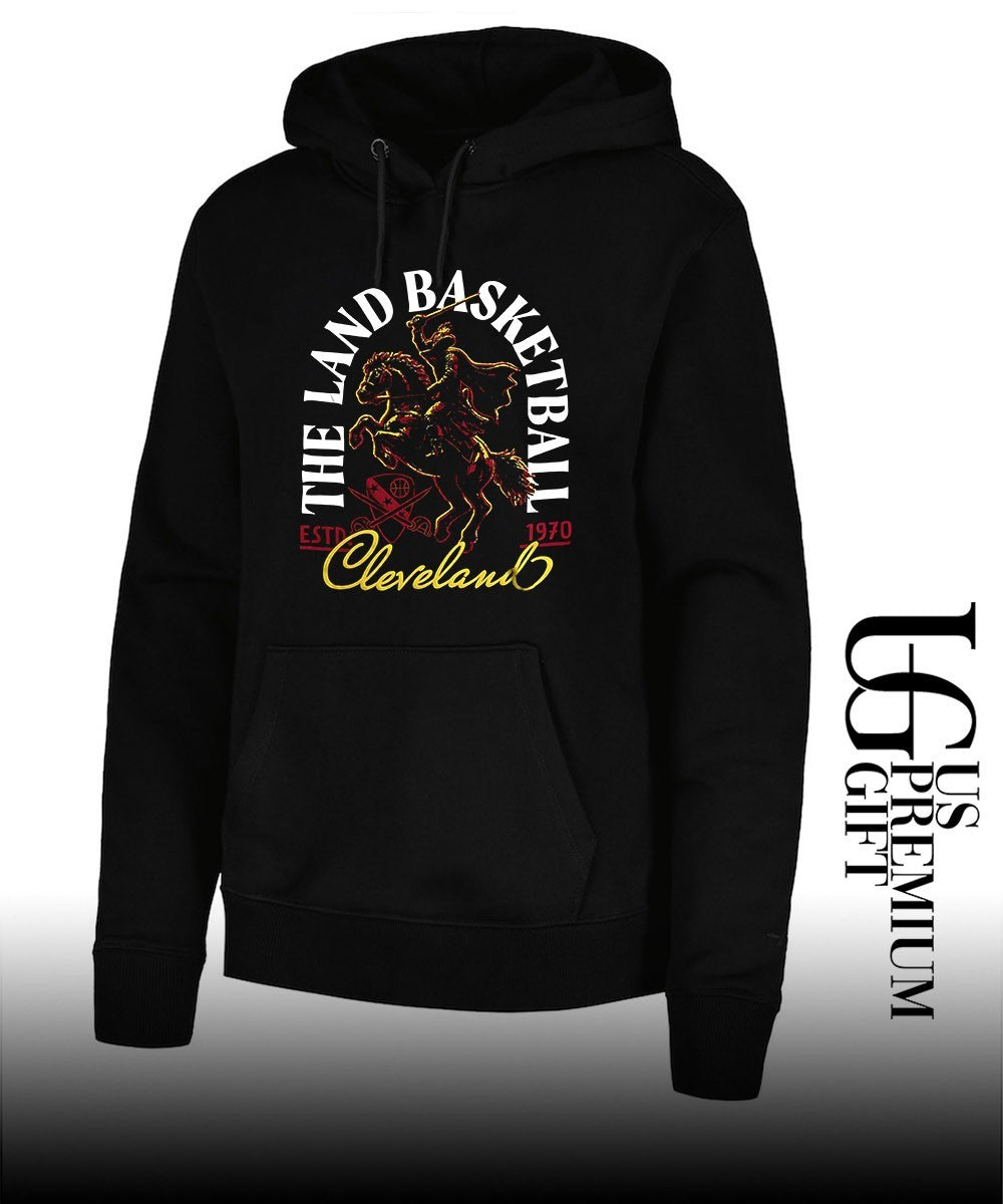 Cleveland Cavaliers the LAND basketball est 1970 curved shirt