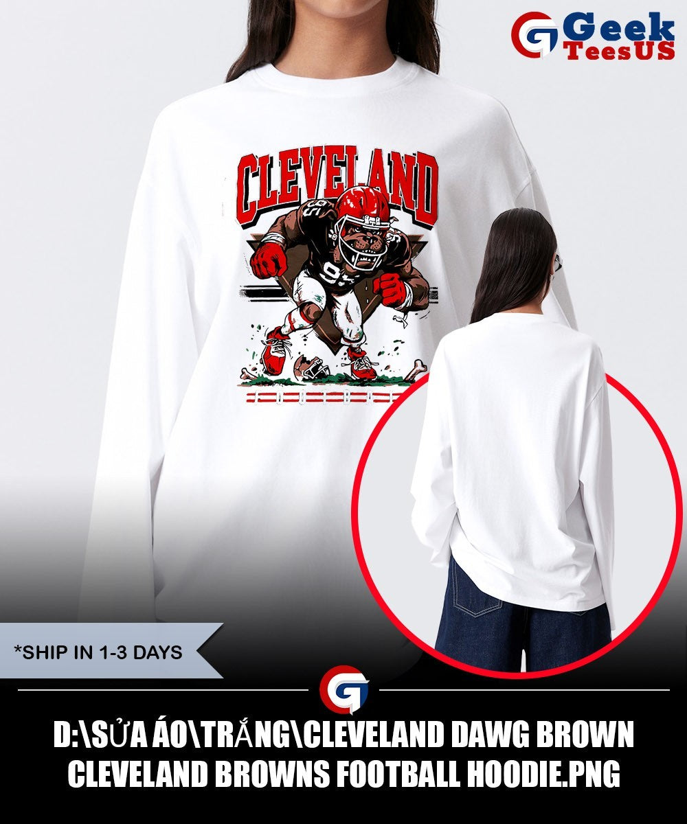 Cleveland Dawg Brown Cleveland Browns football shirt