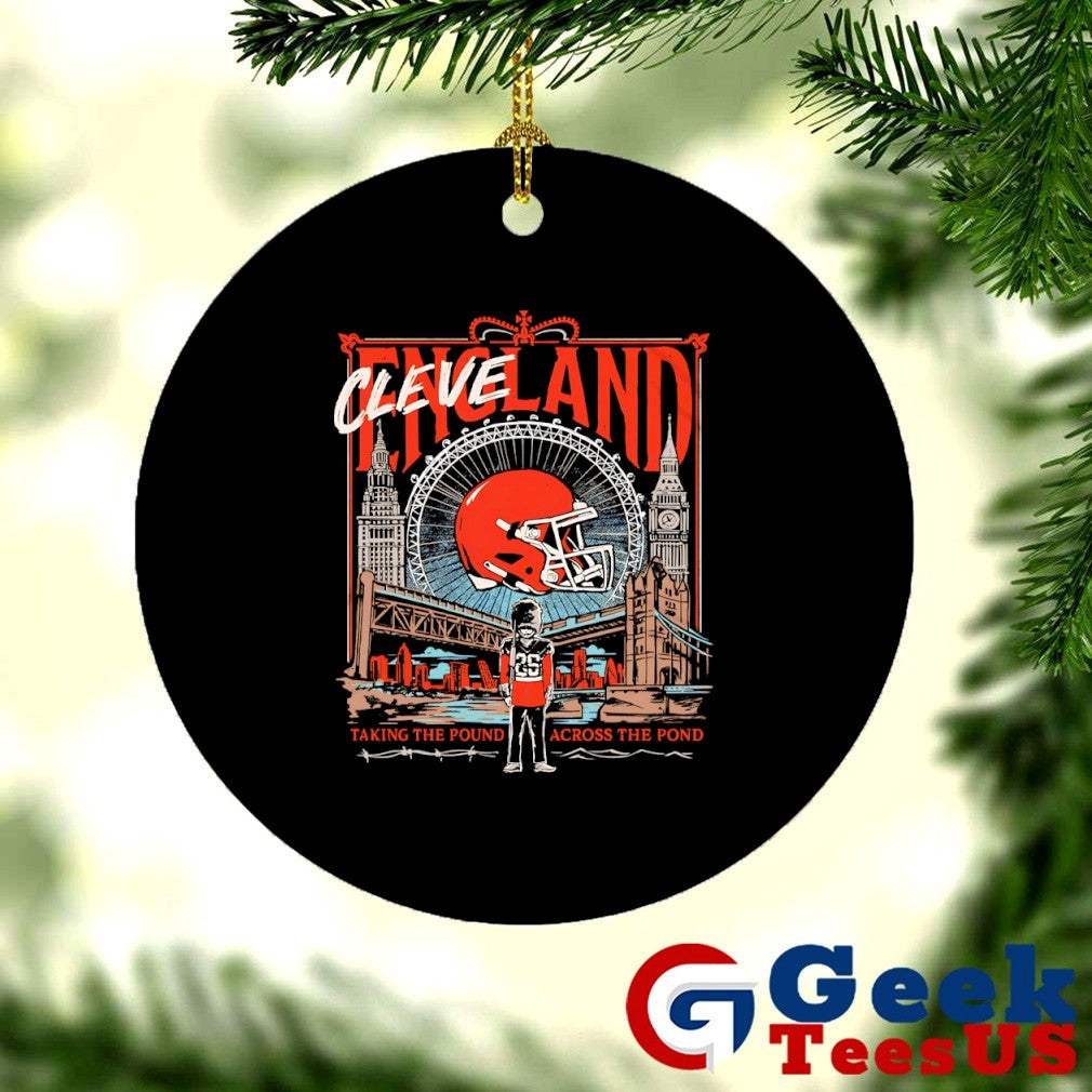 Cleveland England Cleveland Browns taking the pound across the pond shirt