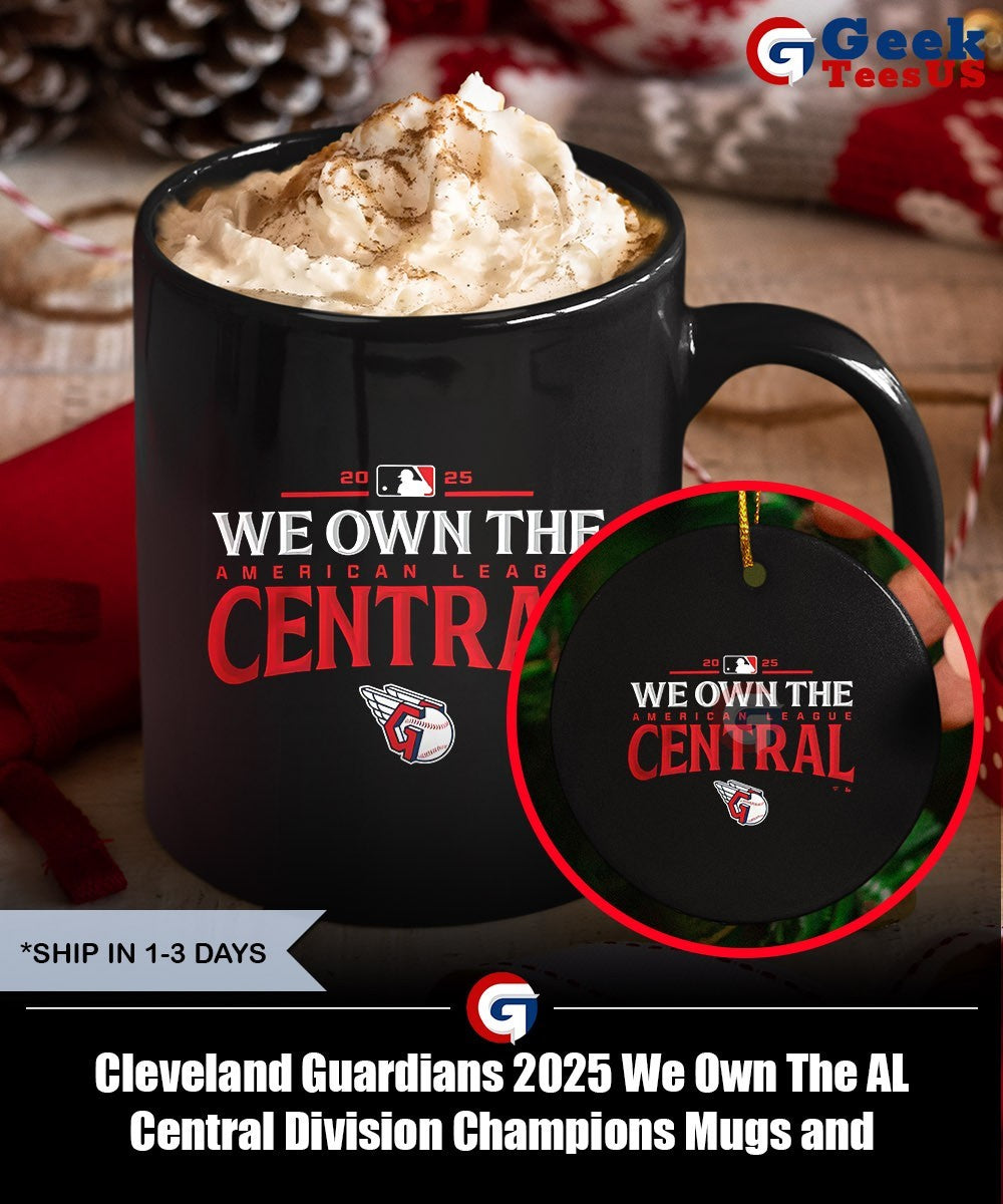 Cleveland Guardians 2025 We Own The AL Central Division Champions shirt