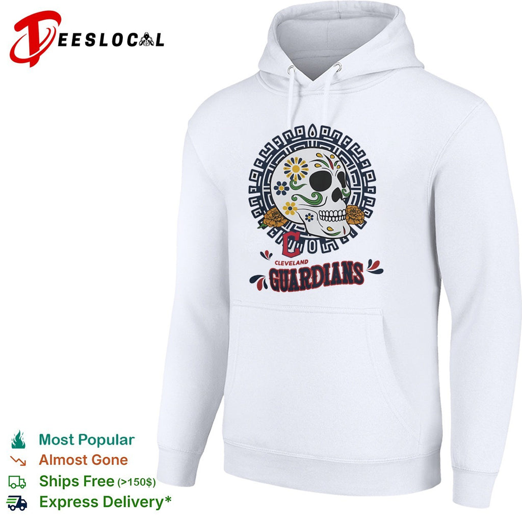 Cleveland Guardians Sugar Skull Day of the Dead shirt