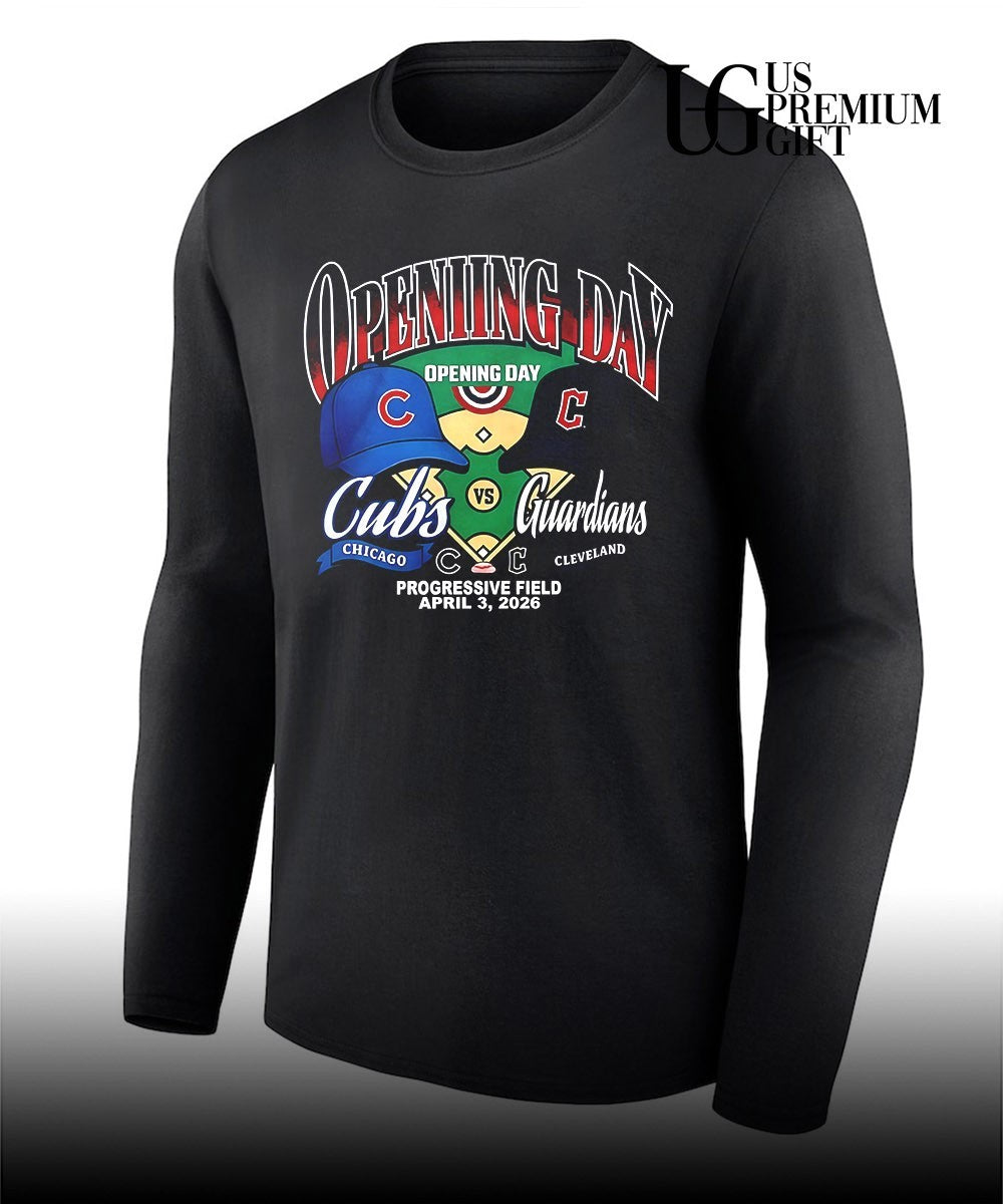 Cleveland Guardians vs Chicago Cubs Opening Day 2026 h2h shirt