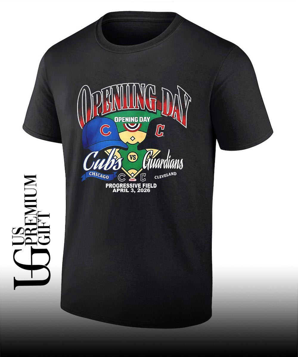 Cleveland Guardians vs Chicago Cubs Opening Day 2026 h2h shirt