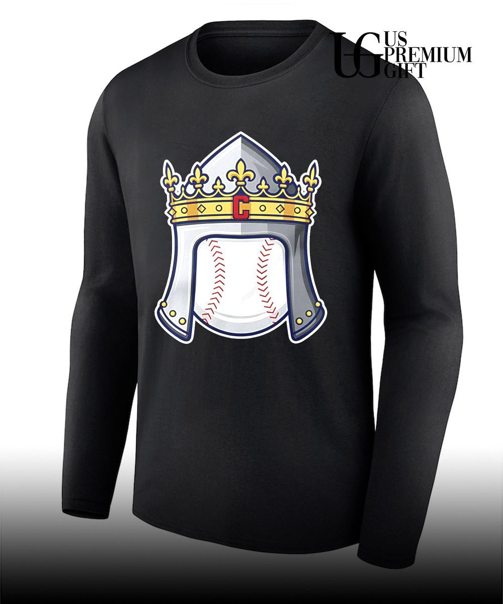 Cleveland Knight helmet Cleveland Guardians baseball shirt