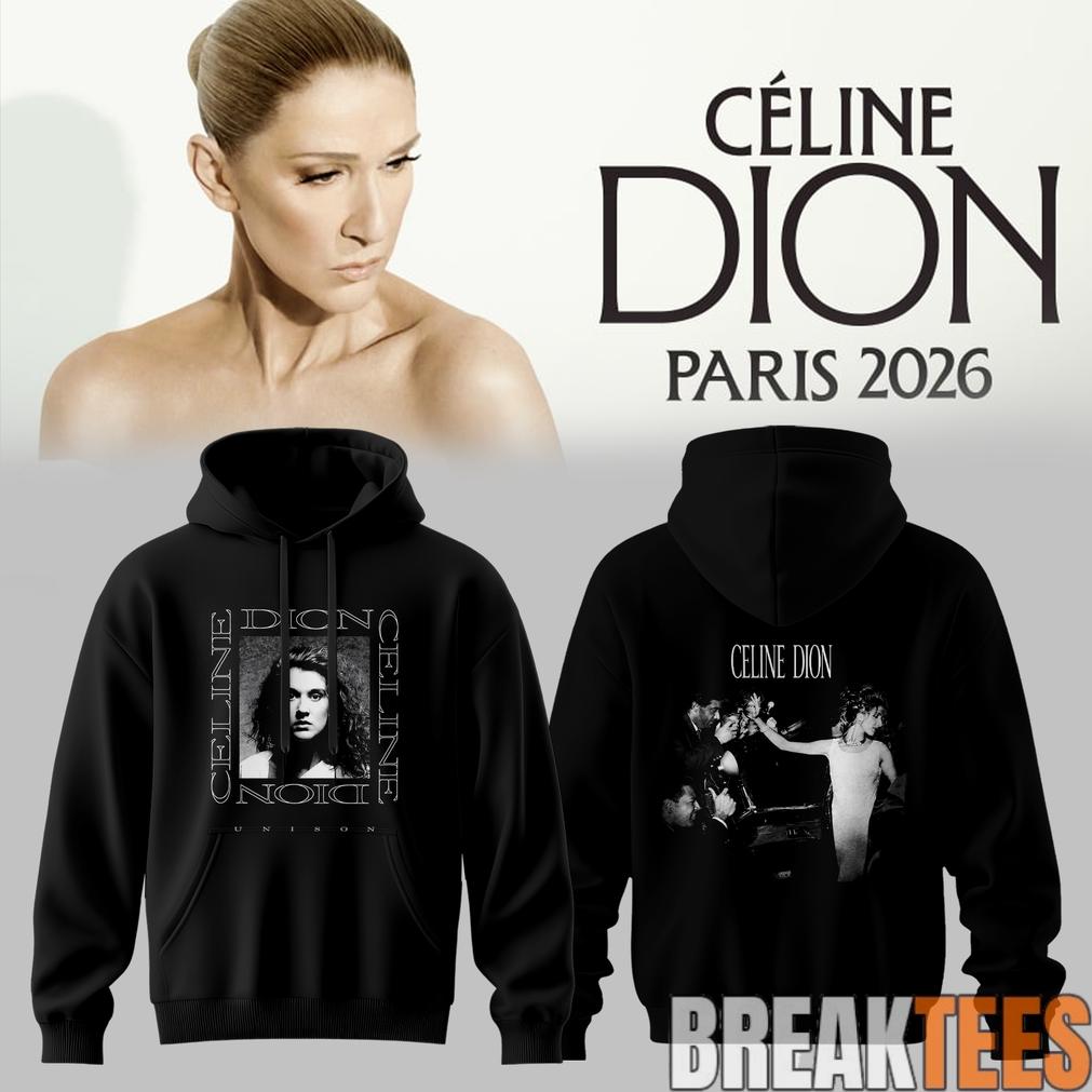 Céline Dion LIVE IN PARIS 2026 Limited Hoodie
