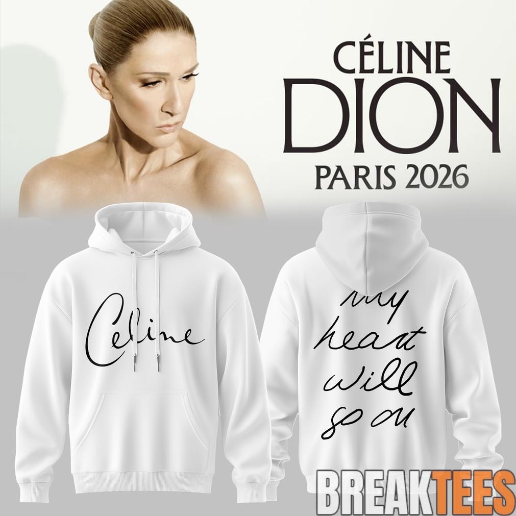 Céline Dion LIVE IN PARIS 2026 Limited Hoodie