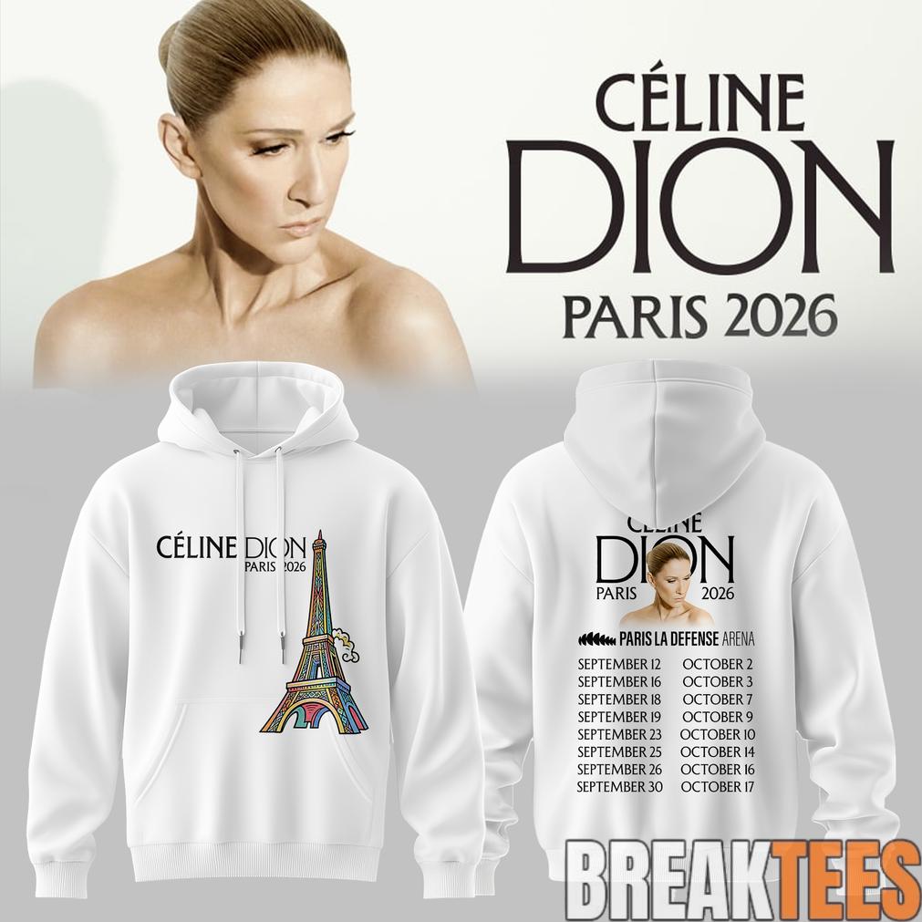 Céline Dion LIVE IN PARIS 2026 Limited Hoodie