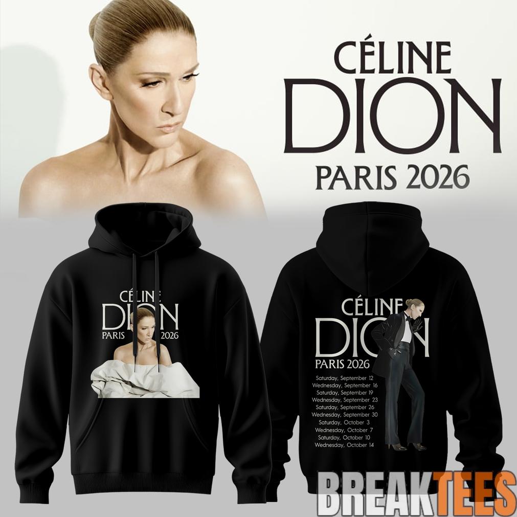 Céline Dion LIVE IN PARIS 2026 Limited Hoodie