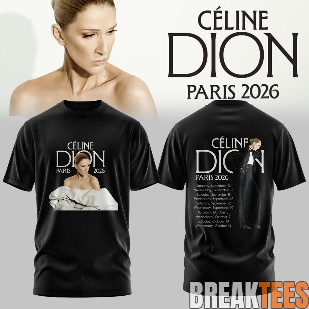 Céline Dion LIVE IN PARIS 2026 Limited Shirt