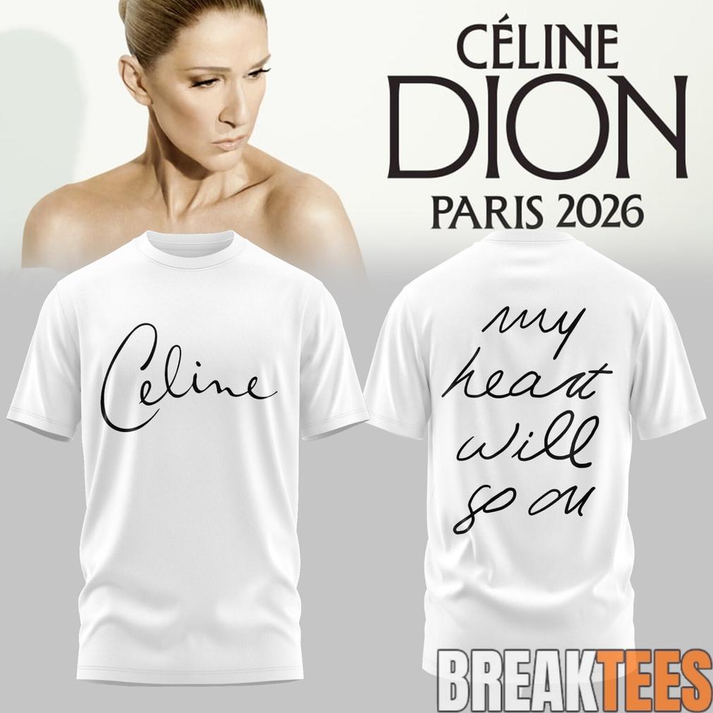 Céline Dion LIVE IN PARIS 2026 Limited Shirt