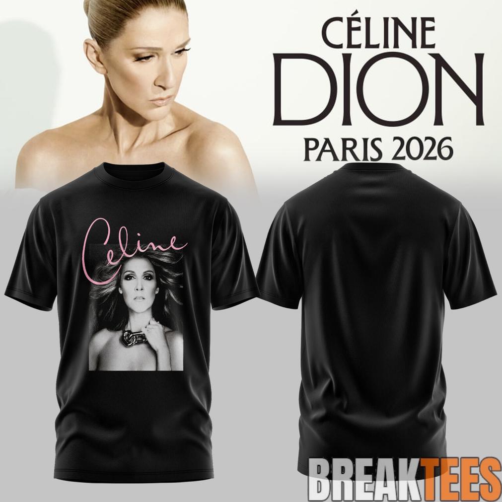 Céline Dion LIVE IN PARIS 2026 Limited Shirt 2D