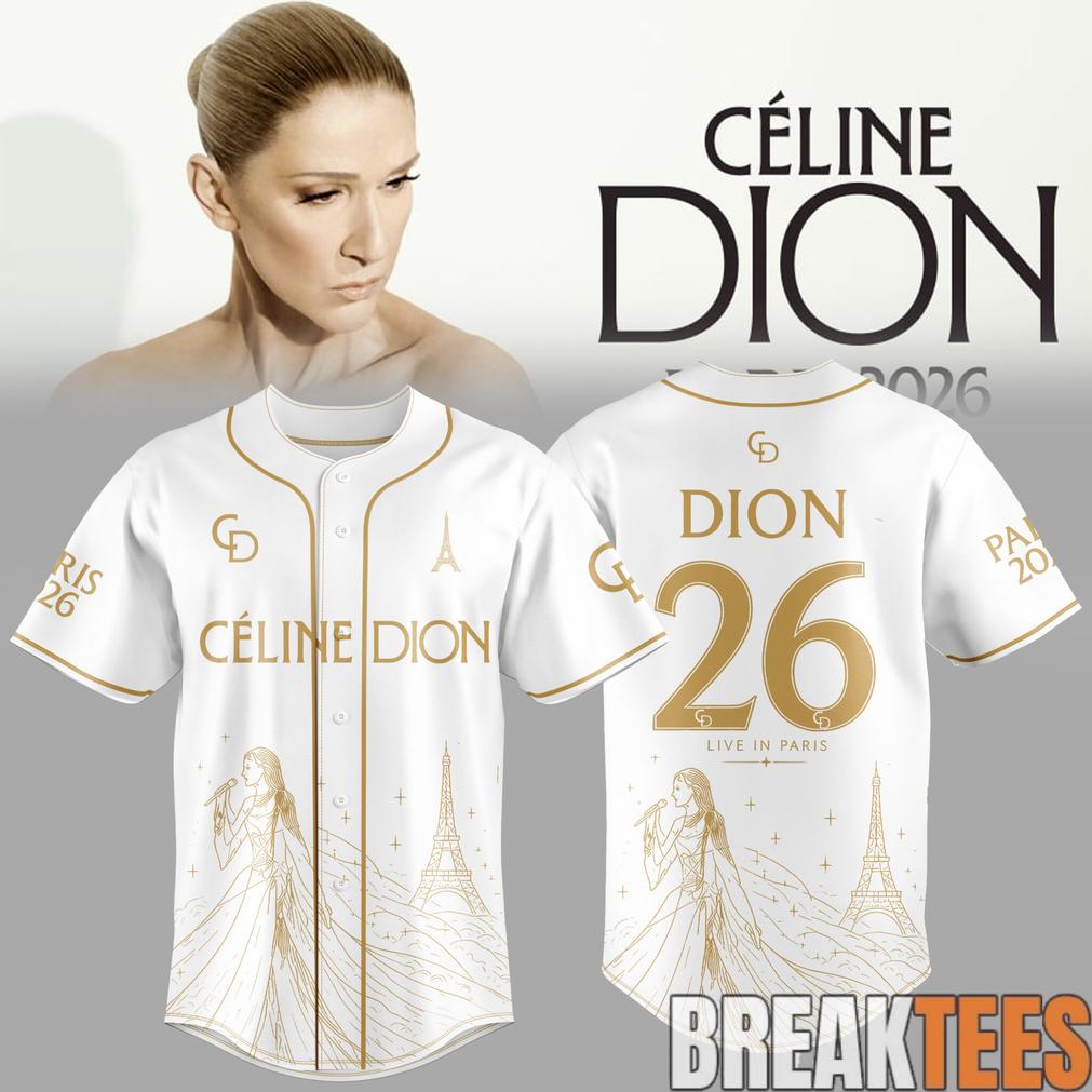 Céline Dion LIVE IN PARIS 2026 “Midnight Elegance” Football Jersey