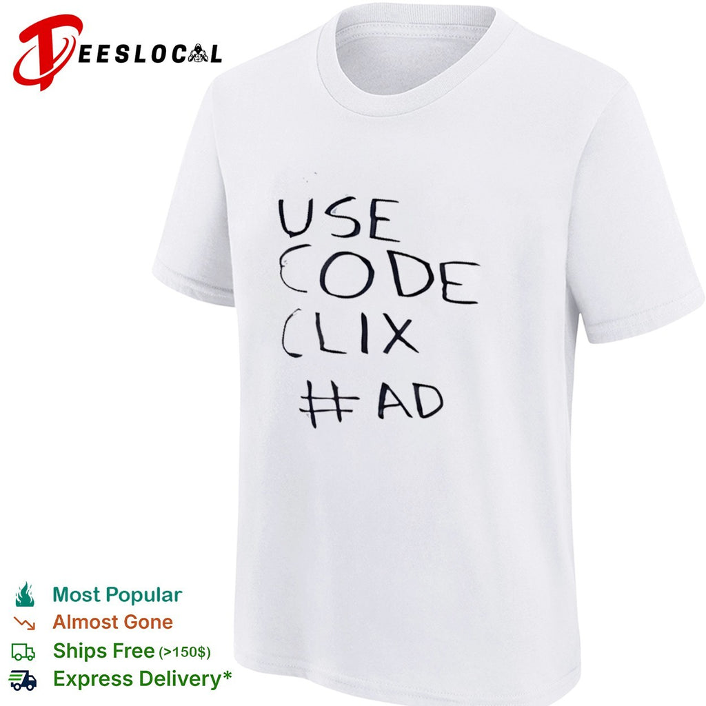 Clix Use Code Ad Fortnite Gaming shirt