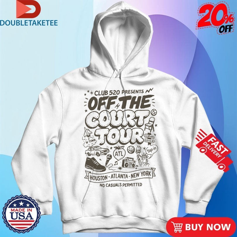 Club 520 Off The Court Tour ’25 No Casuals Permitted Shirts