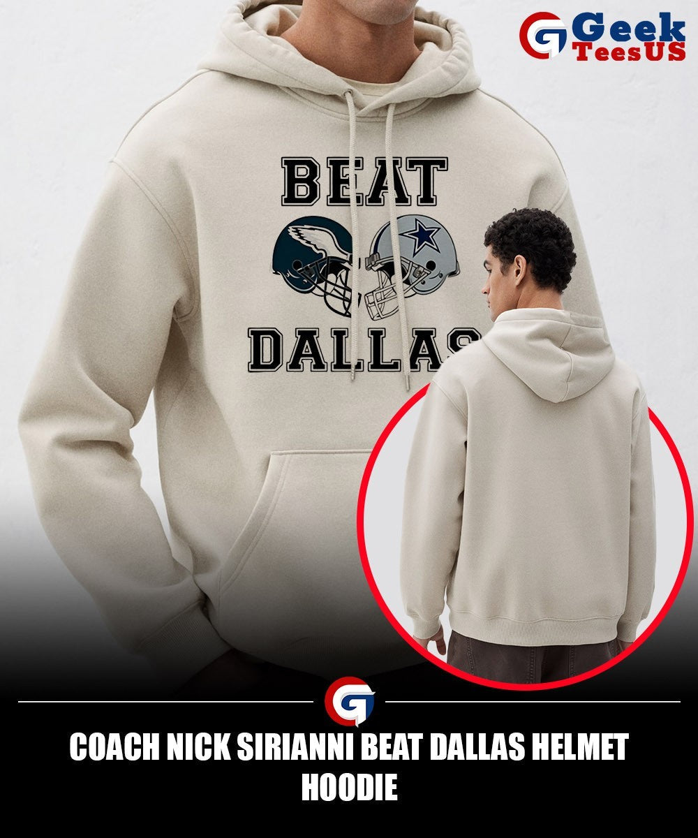 Coach Nick Sirianni beat Dallas helmet shirt