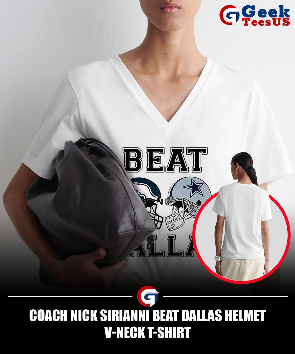 Coach Nick Sirianni beat Dallas helmet shirt